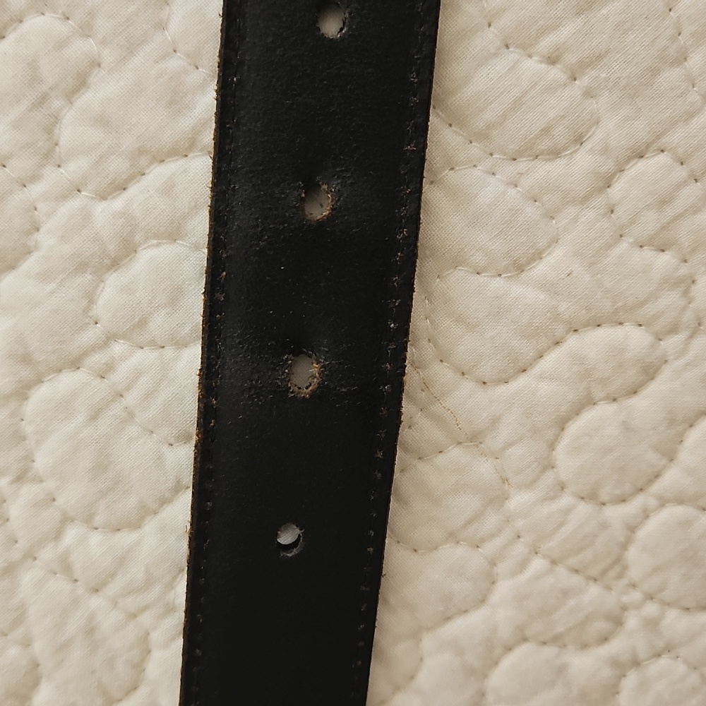 π₯HPπ₯Columbia Men's Vintage Black Leather Belt Size 36 - Picture 10 of 10